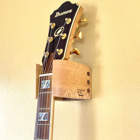 Wooden Guitar Wall Mounts by Audinni