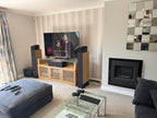 oak walnut wood cabinet for homes. british made furniture