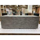 Gravity Trio Large AV Cabinet in Siberian Tiger Wood with three cabinet doors  - Audinni