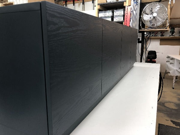 Gravity Quatrro Large AV Cabinet with dark wood - Audinni