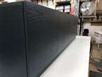 wooden TV units with adjustable shelves,